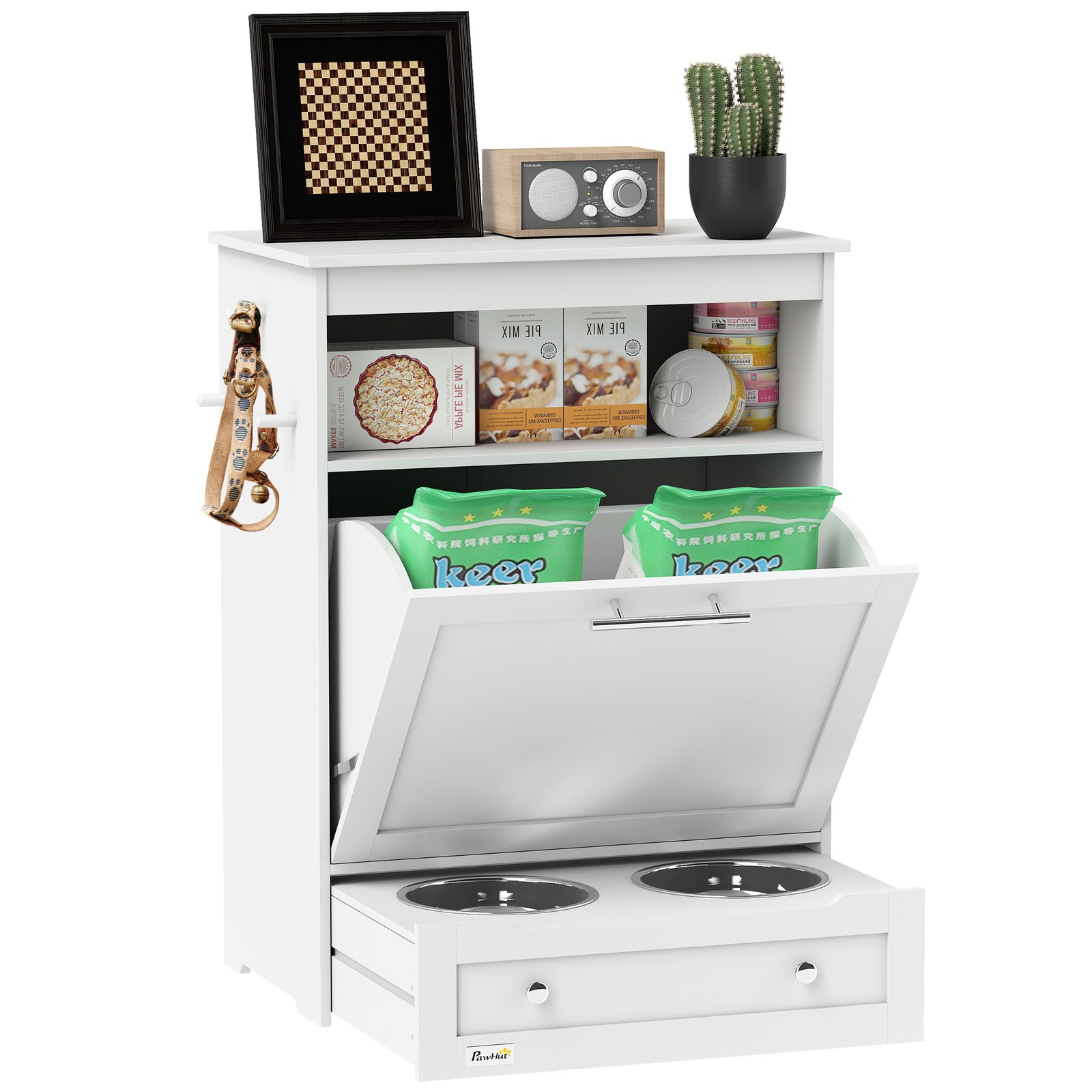 Foods X - Station d'alimentation pour animaux de compagnie,