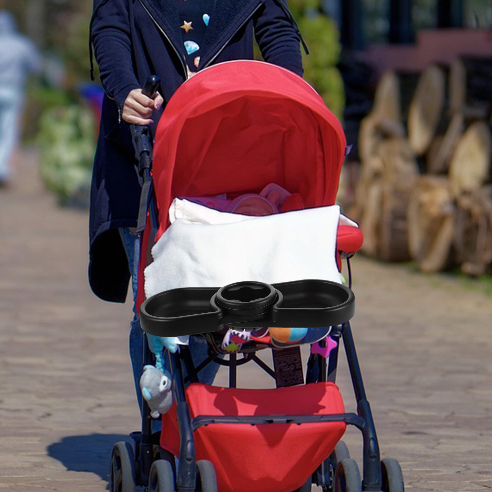 Food Snacks Easy - Plateau universel pour poussette de bébé,