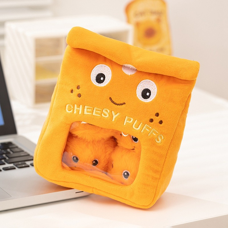 Soft Food Snacks Kids - Peluche Sac de Snacks en Pâte