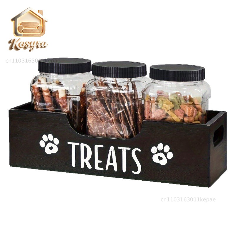 Food Snacks Amazon - Boîte de rangement en bois pour