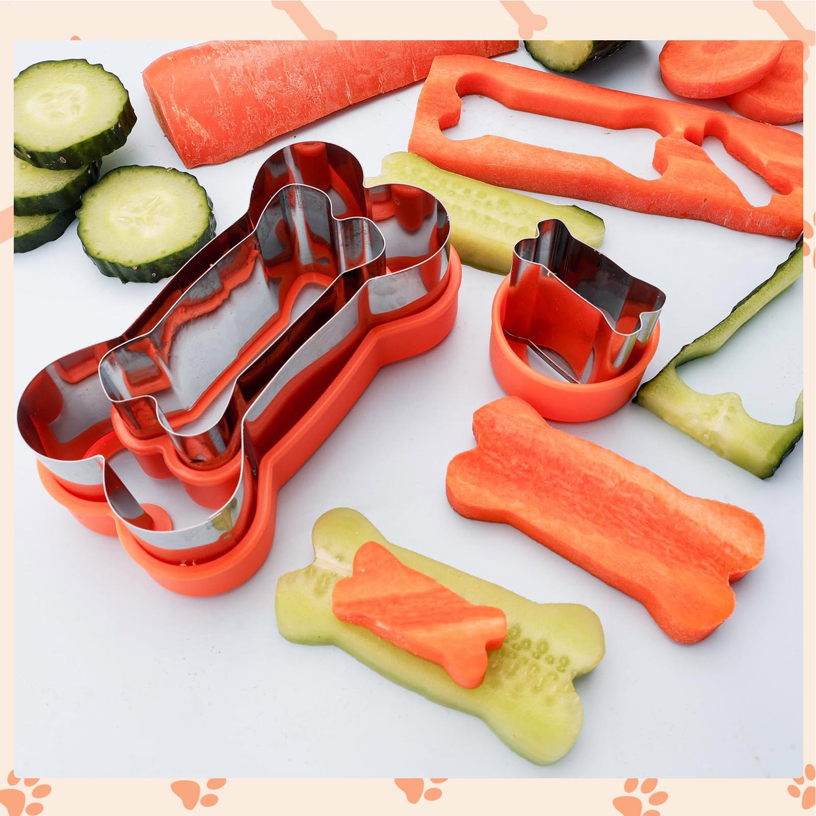 Homemade Food Snacks - Ensemble de 3 emporte-pièces en acier