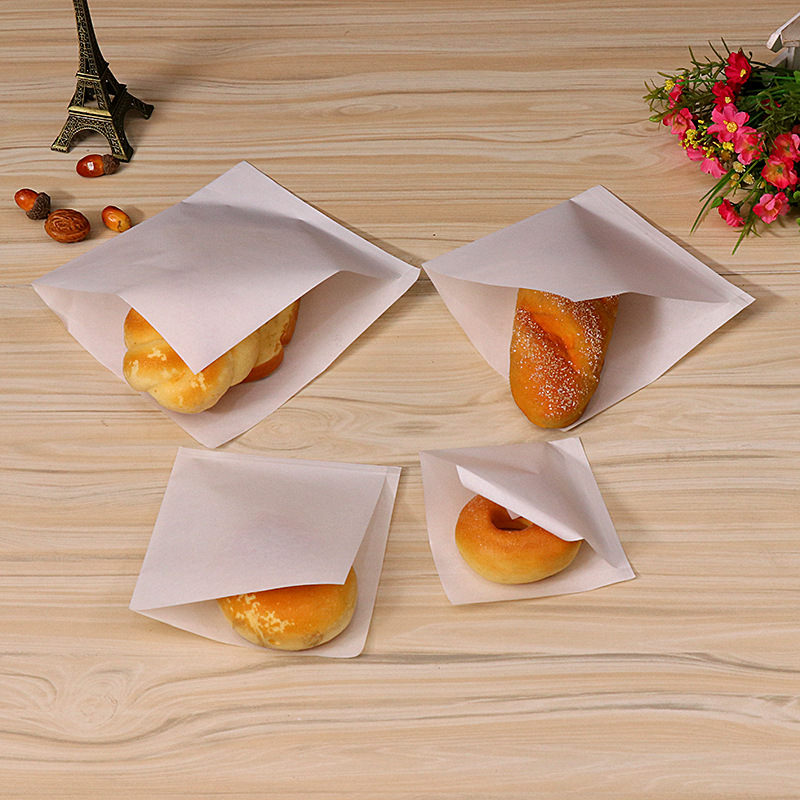 Food Snacks Wholesale - 100 sacs en papier jetables anti-graisse