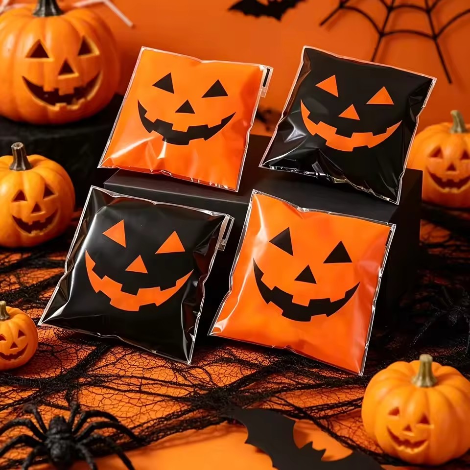 50/100 pièces Sacs à bonbons H - Food Halloween Snacks avis et prix