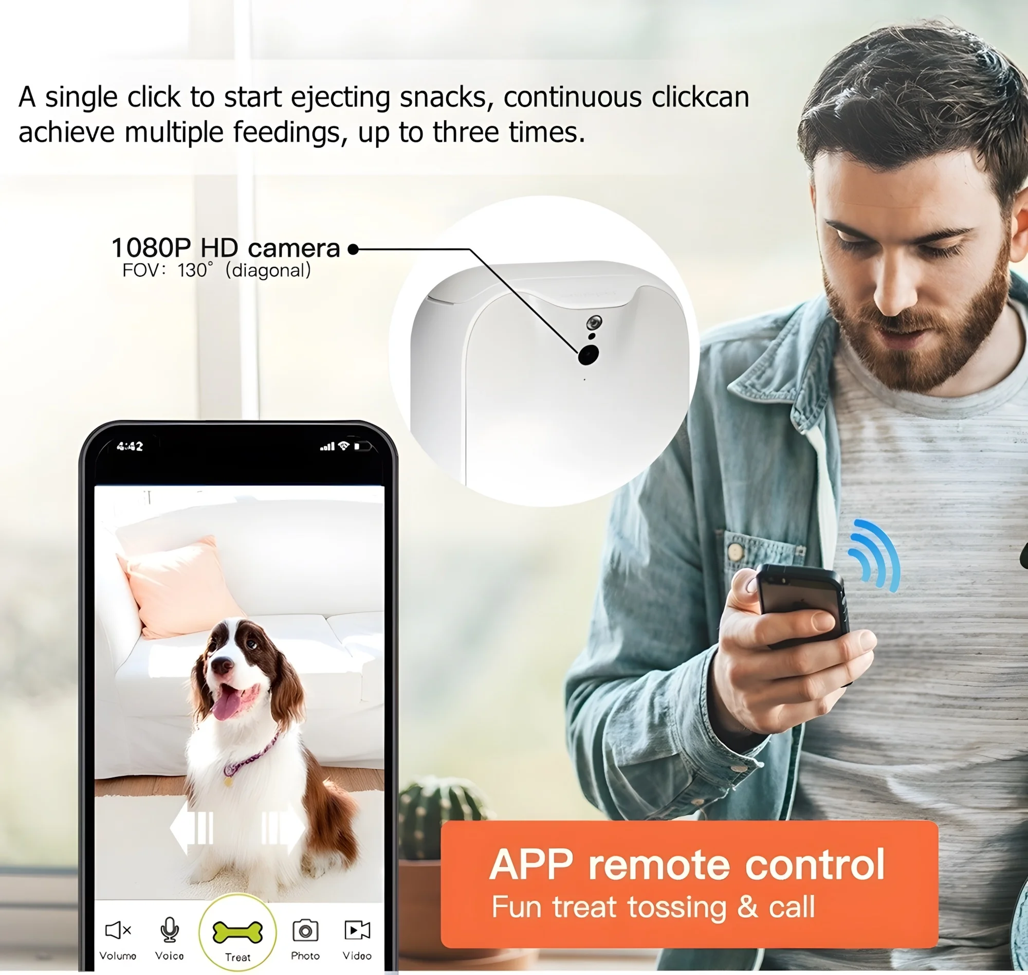Caméra d'alimentation intellig - Snacks Food Video avis et prix