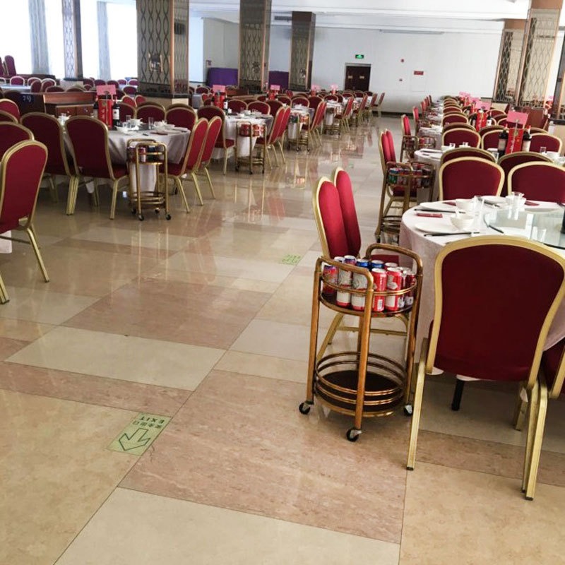 Chariot de service rond pour v - Food Snacks Delivery avis et prix