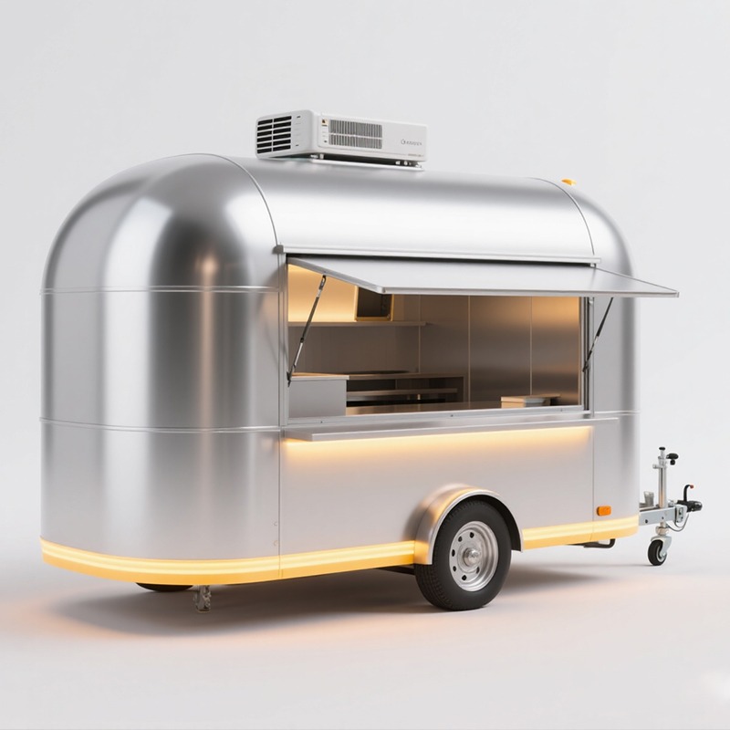 Chariot de vente ambulant avec - Food Snacks Easy avis et prix