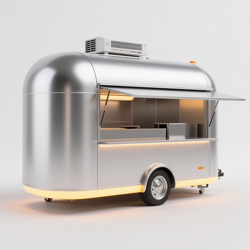Chariot de vente ambulant avec - Food Snacks Easy avis et prix