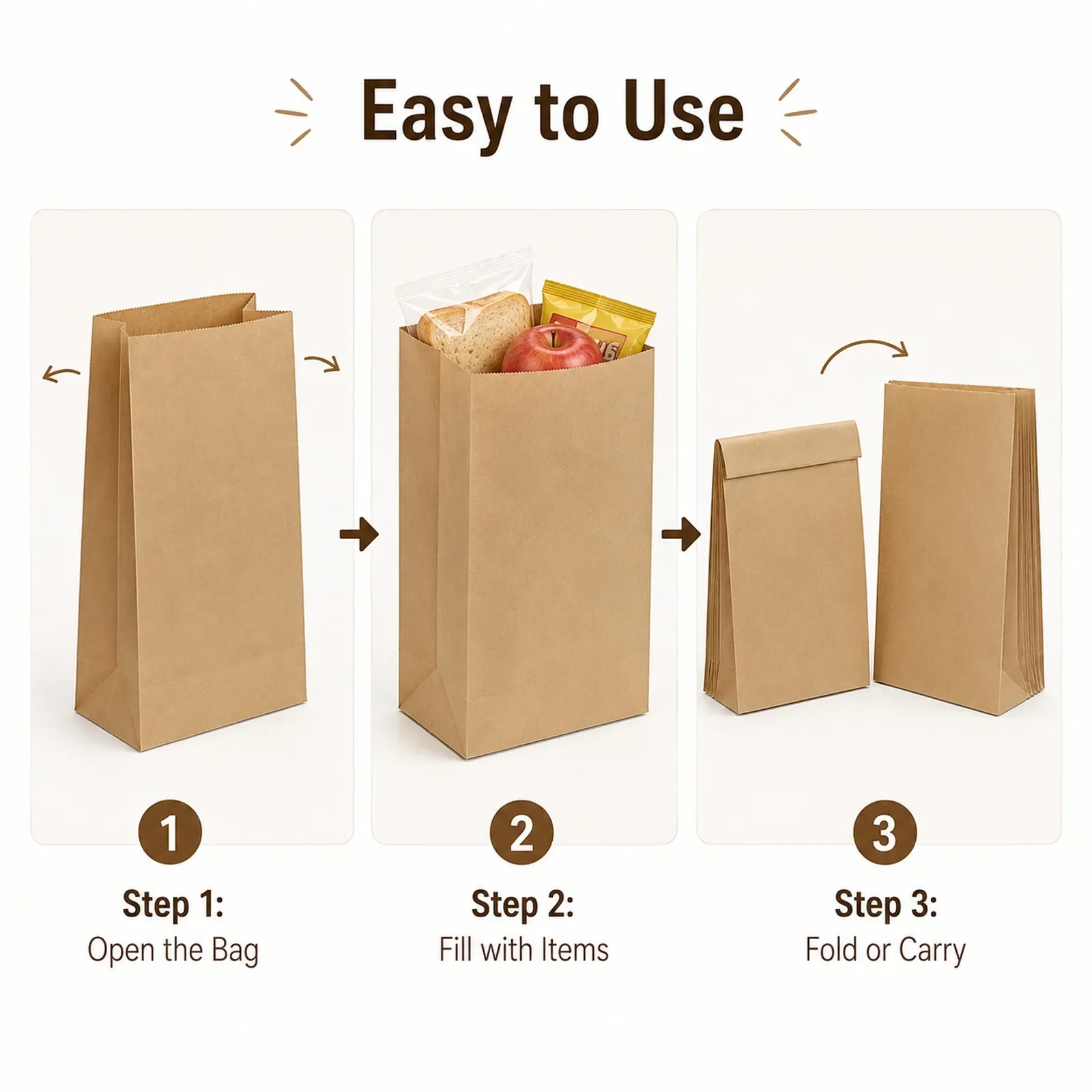 10-30 sacs en papier kraft bru - Food Halloween Snacks avis et prix