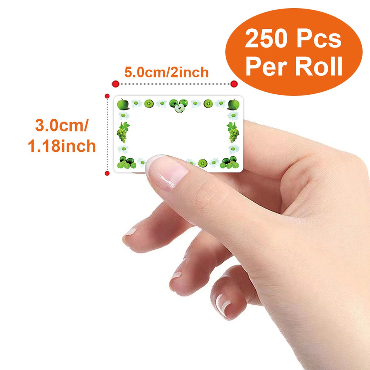 250 étiquettes rectangulaires  - Foods X avis et prix
