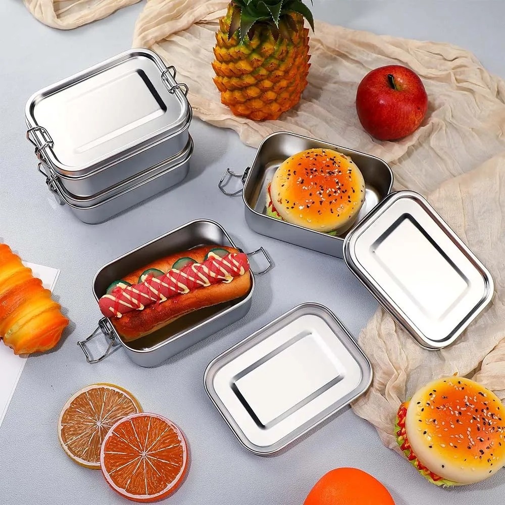 Boîte à Bento en acier inoxyda - Food Snacks Wholesale avis et prix